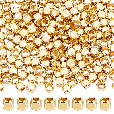 200Pcs Brass Beads KK-BBC0012-05-1