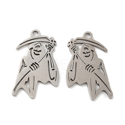 Non-Tarnish 201 Stainless Steel Pendants STAS-Q245-12P-1