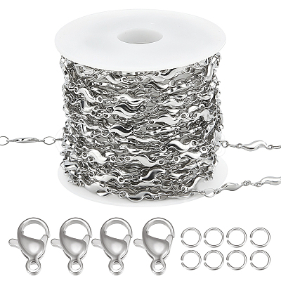 DIY Chain Bracelet Necklace Making Kit DIY-BBC0001-66-1