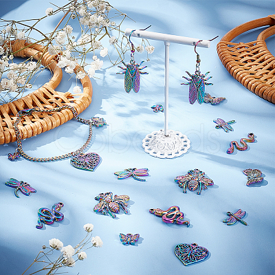 Animal Theme Alloy Pendant Sets FIND-HY0001-46-1