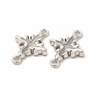 Rack Plating Alloy Enamel Connector Charms FIND-G051-02P-07-1