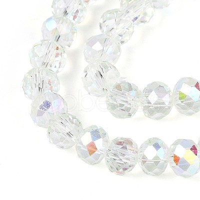Transparent Glass Beads Strands LS-EGLA-N016-6mm-06-1