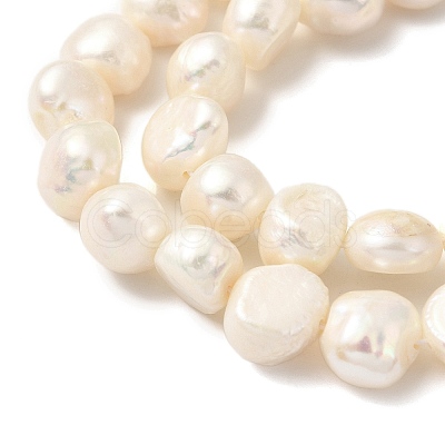 Natural Cultured Freshwater Pearl Beads Strands PEAR-A006-10C-1
