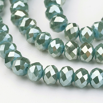 Electroplate Glass Beads Strands EGLA-P018-6mm-FR-C02-1