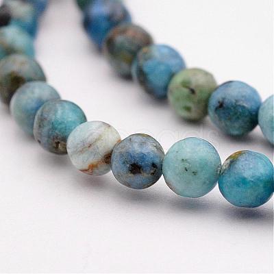 Natural Variscite Bead Strands G-P300-01-4mm-1