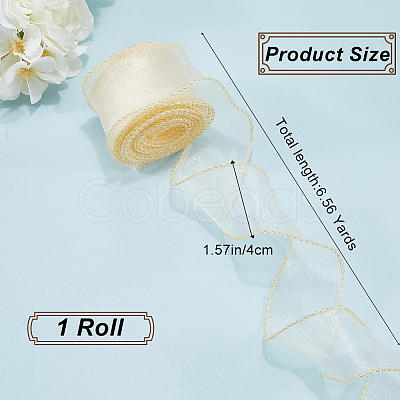6M Polyester Ribbons OCOR-WH20001-04G-1