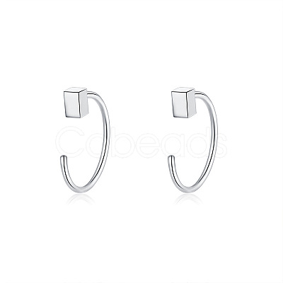 999 Fine Silver Stud Earrings FS-WG1D9DE-10-1