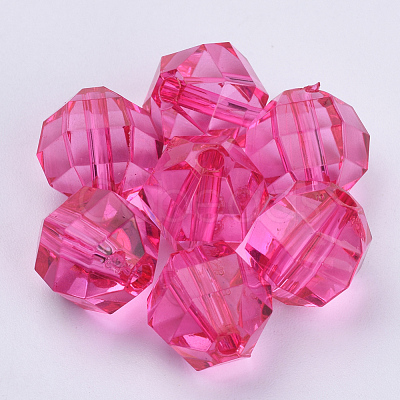 Transparent Acrylic Beads X-TACR-Q256-20mm-V08-1