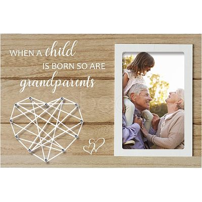 MDF Photo Frame DJEW-WH0036-011-1