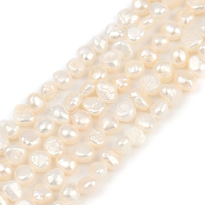 Natural Cultured Freshwater Pearl Beads Strands PEAR-P064-19D-08A-1