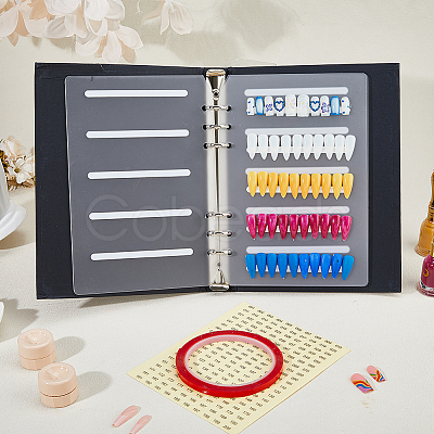 Rectangle Paper Nail Art Display Color Book MRMJ-FH0001-52A-1