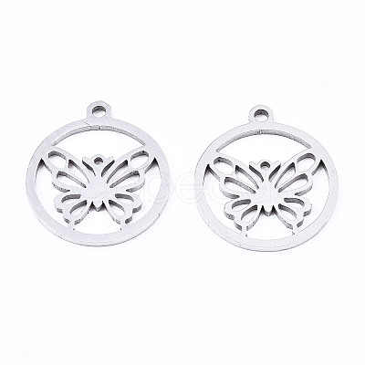 Non-Tarnish 201 Stainless Steel Pendants LS-STAS-T044-198P-1