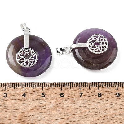 Natural Amethyst Pendants GG-CBAF4FB-02S-B03-1