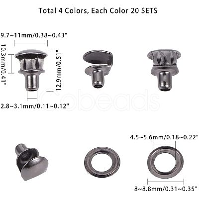 Brass Boots Hook Eyelet Buckles KK-PH0035-74-1