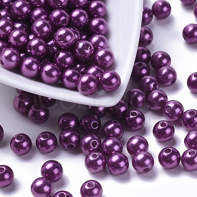 Imitation Pearl Acrylic Beads PL610-05-1