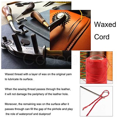 Round Waxed Polyester Cords YC-PH0002-04A-0.5mm-1