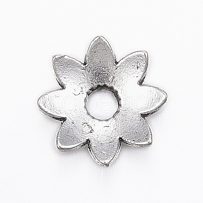 Tibetan Style Alloy Bead Caps LS-X-PALLOY-ZN64827-AS-RS-1