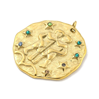 Real 18K Gold Plated PVD Vacuum Plating 304 Stainless Steel Pendants STAS-L278-003G-03-1