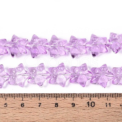 Baking Paint Glass Beads Strands DGLA-N017-01B-1