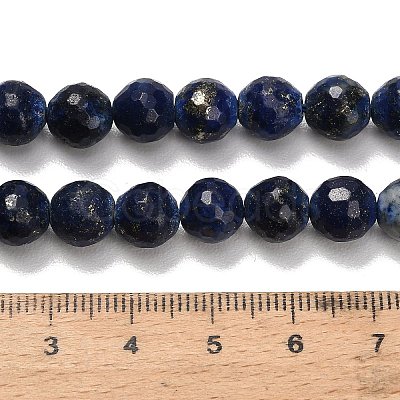 Natural Lapis Lazuli Beads Strands G-F820-Z01-8mm-1