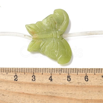 Natural Butter Jade Beads Strands G-B136-A06-1