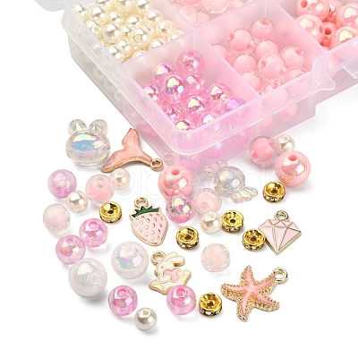 DIY Cute Stretch Bracelet Making Kit DIY-YW0005-77B-1