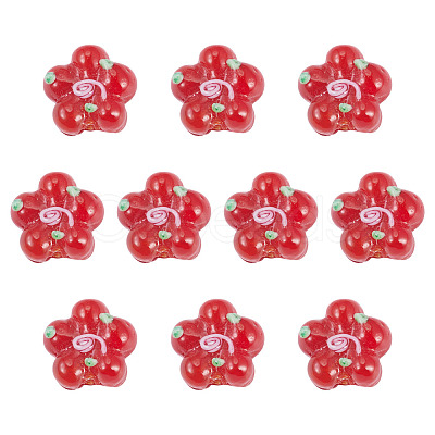 10Pcs Handmade Lampwork Beads LAMP-TADJ0001-01A-1