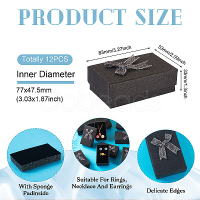 Cardboard Glitter Powder Jewelry Set Packaging Boxes LS-CON-TAC0008-08F-1