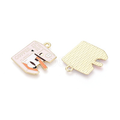 Alloy Enamel Pendants PALLOY-T093-17G-1