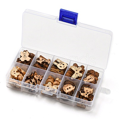 PE Box Wooden Buttons BUTT-WH0017-01-1