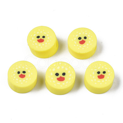 Handmade Polymer Clay Beads CLAY-N008-035L-1