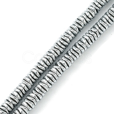 Electroplated Synthetic Non-Magnetic Hematite Beads Strands G-H020-M01-12-1