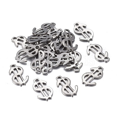 Non-Tarnish 201 Stainless Steel Charms STAS-F255-038P-1