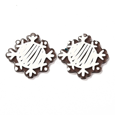 Christmas Themed Acrylic Pendants MACR-P021-A05-1