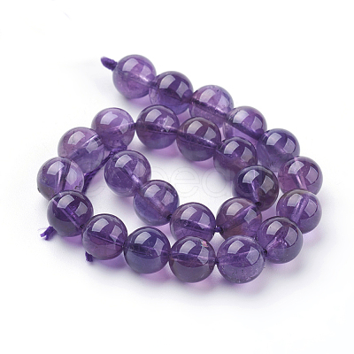 Natural Amethyst Beads Strands X-G-G099-8mm-1-1