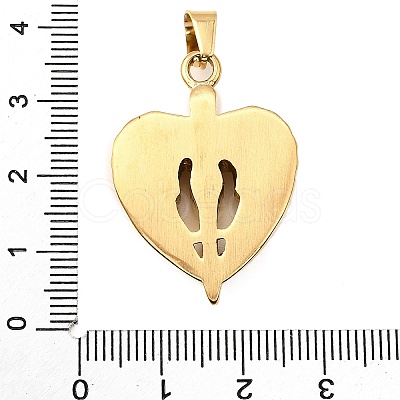 Goddess with Wing 304 Stainless Steel Pendants STAS-M121-04G-1