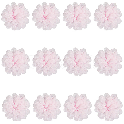 12Pcs 3D Chiffon Flower DIY-GF0012-47B-1