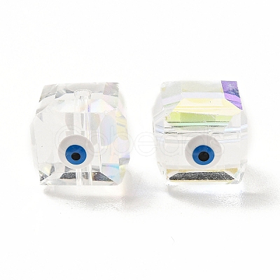 Transparent Glass Beads GLAA-F121-15I-1