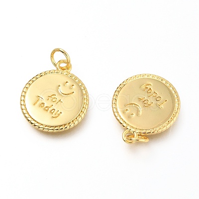 Brass Pendants KK-J275-12G-1
