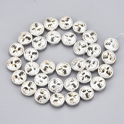 Electroplate Non-magnetic Synthetic Hematite Beads Strands G-T061-180S-1