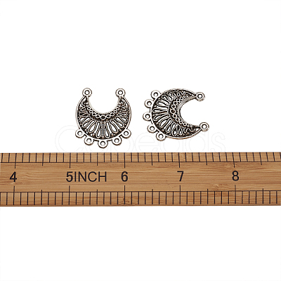 Tibetan Style Alloy Chandelier Components Links PALLOY-TA0001-21AS-1