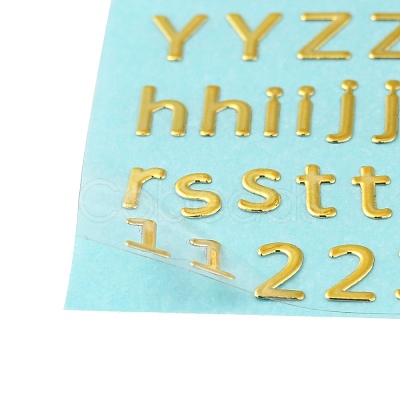 Brass Self-Adhesive Picture Stickers DIY-C059-01E-1