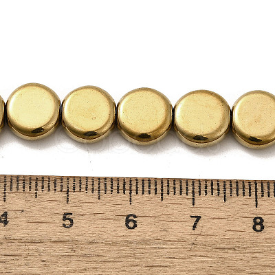 Electroplated Synthetic Non-magnetic Hematite Beads Strands G-L613-L01-02B-1