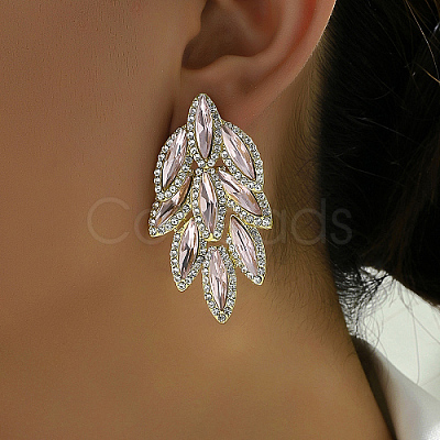 Real 18K Gold Plated 201 Stainless Steel Stud Earrings CS0500-1-1