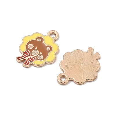 Animal Forest Theme Zinc Alloy Enamel Pendants FIND-Z065-01E-1