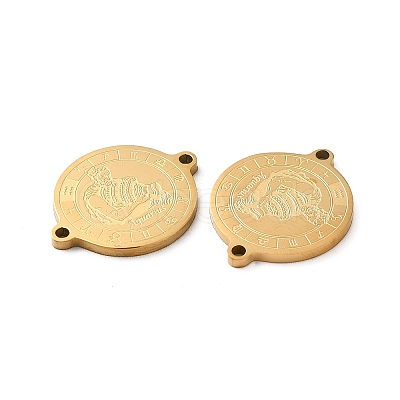 Ion Plating(IP) 304 Stainless Steel Connector Charms STAS-C074-11G-01-1