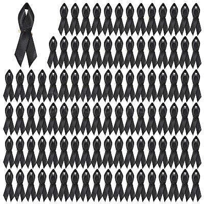 100Pcs Awareness Ribbon Nylon Lapel Pin Backs for Backpack Clothes JEWB-GL0001-03A-1