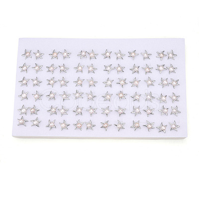 Star Brass Natural Pearl Stud Earrings PEAR-N020-05V-1
