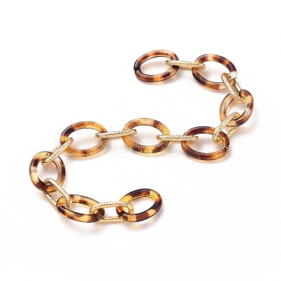 Handmade Transparent Acrylic Cable Chains AJEW-JB00700-02-1