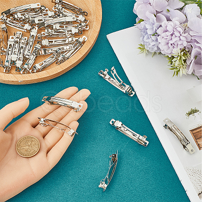 Iron Hair Barrette Findings IFIN-SC0001-63C-1